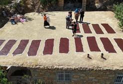 Batman'da Mereto Dağı'nın eteklerinden akan bereket! Köylüler üzümleri ezip kaynatıyor