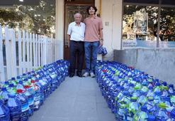 Kastamonu'da dede ile torunun engelliler için verdiği mücadele örnek oldu! Dur durak bilmeden kapak topluyorlar