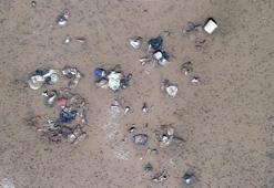 İstanbul'un en önemli su kaynağında sular çekilince ortaya çıktı! Dron görüntüleri korkuttu