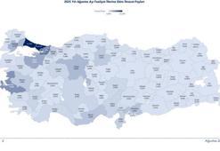 Türkiye'de 45 ilin ihracatı yılın ilk 8 ayında arttı