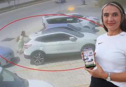 Genç kadın tek eliyle faciayı önledi