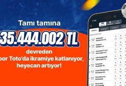 Tamı tamına 35.444.002 TL devreden Spor Toto’da ikramiye katlanıyor, heyecan artıyor!