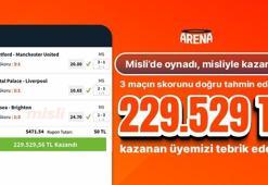 Premier Lig’in Skorlarını Bildi 229.529,56 TL kazandı!