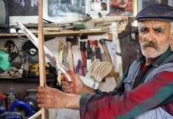 Emekli olduktan sonra boş durmamak için başladı, kazma küreğe sap yapıp Amasya'nın 'Sapçı Pala'sı oldu!