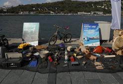 Denizden çıkanlar herkesi şaşkına çevirdi! Atıkları işleyerek sanat yapıyorlar