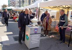 Samsun'da belediye semt pazarında başlattı! Uygulama ilk kez yapıldı: Gelen geçen tartıyor