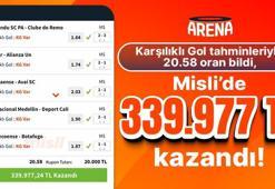 Karşılıklı Gol tahminleriyle 20.58 oran bildi, Misli’de 339.977 TL kazandı!