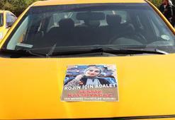 Van'da taksiciler üniversite öğrencisi Rojin Kabaiş için kornalı eylem yaptı