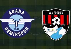 Adana Demirspor - Vanspor maçı ne zaman saat kaçta hangi kanalda