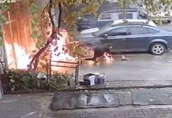 Kastamonu Tosya'da korku dolu anlar! Avlerler arasında yanmaktan böyle kurtuldular