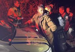 Kütahya’da alkollü sürücü, eşi ve 2 yaşındaki bebeği araçtayken polisten kaçıp, kaza yaptı