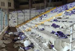 Afyonkarahisar'da gergin gece! Eskişehirspor taraftarı yıktı geçti: 2 bine yakın koltuk söküldü