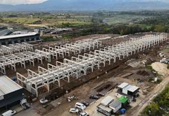 Düzce'de 62 dükkanlık yeni sanayi sitesi yükseliyor