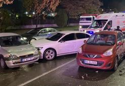 Sivas-Kayseri karayolunda 5 araç birbirine girdi: 1 kişi yaralandı