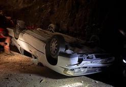 Osmaniye Bahçe ilçesinde iki otomobil 1 saat arayla aynı çukura düştü