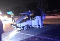 Ankara’nın Akyurt ilçesinde trafik kazası: 2 kişi yaralandı