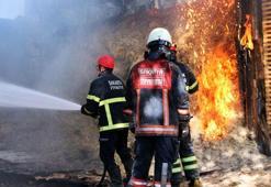 Sakarya Akyazı'da ahşap atölyesinde korkutan yangın