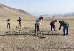 Kırgızistan’ın Çüy bölgesinde erken Türk dönemine ait arkeolojik kalıntı bulundu