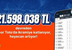 Spor Toto’da 21.598.038 TL devretti heyecan bu haftaya kaldı!