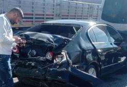 Konya Kulu’da zincirleme trafik kazası: 2 yaralı
