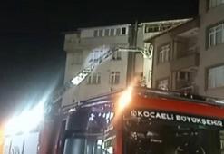 Kocaeli Gebze'de bir binada çatırtı sesleri, itfaiye binayı tahliye etti
