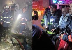 Mardin Kızıltepe'de 8 katlı apartmanda yangın; 2 kişi dumandan etkilendi