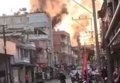 Seyhan'da tekstil atölyesinde yangın