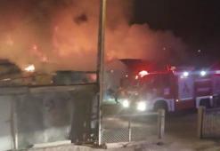 Sivas’ta ahırda çıkan yangın korku dolu anlar yaşattı