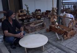 Artvinli usta 25 yıldır yaptıklarını evde saklıyor, hayali müze kurmak!