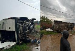 Manisa Salihli'de kamyonet devrildi: 1 ölü, 1 yaralı