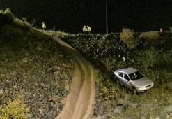 Bartın'da otomobil viyadükten uçtu: 1 yaralı