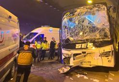 Osmaniye’de tünelde yolcu otobüsü ile TIR çarpıştı: 5 yaralı