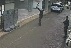 Manisa'da 2'nci kattan düşen kediyi polis kurtardı; o anlar kamerada