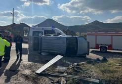 Kütahya Tavşanlı'da hafif ticari araç takla attı: 7 yaralı