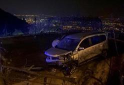 Osmaniye Düziçi ilçesinde hafif ticari araç evin damına düştü: 4 yaralı