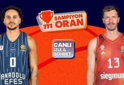 Anadolu Efes, EuroLeague'de Bayern Münih'e konuk oluyor! Maçın heyecanı canlı yayın, canlı sohbet ve Şampiyon Oranlar ile Misli'de