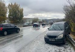 Çorum-Sungurlu karayolunda dolu yağışı kazaya neden oldu: 10 yaralı