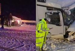 Sivas'ta yoğun kar yağışı kazaları beraberinde getirdi: 1 ölü, 5 yaralı