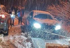 Malatya’da kar ve tipi ilçelerde ulaşımı olumsuz etkiledi