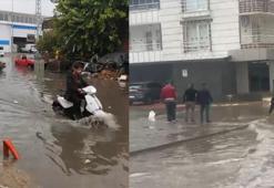 Batman’da sağanak etkili oldu cadde ve sokaklar suyla doldu