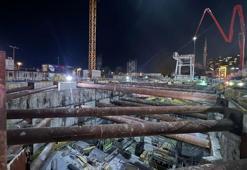 Beyoğlu'nda metro inşaatında iskele çöktü! 1 ölü, 4 yaralı