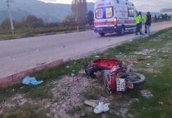 Manisa'da motosiklete çarpan otomobilin sürücüsü olay yerinden kaçtı: 1 yaralı