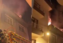 Elazığ'da 4 katlı apartmanda yangın çıktı