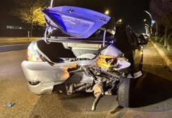 Edirne’de iki otomobil çarpıştı: 3 yaralı