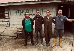 Giresunlu genç çift İstanbul'u terk edip köylerinde çiftlik kurdu! 5 hayvanla başlayıp 2 yılda sayıyı 8 katına çıkardılar