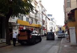 Kocaeli Darıca'da kolonlarında çatlak oluşan 5 katlı bina boşaltıldı