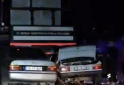 Çorum-İskilip karayolunda iki otomobil park halindeki vince çarptı: 1 ölü, 1 yaralı