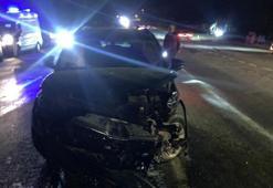 Adıyaman Gölbaşı'nda iki otomobil çarpıştı: 2 yaralı