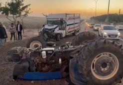Şanlıurfa Birecik’de traktör ile kamyonet çarpıştı: 2 yaralı