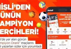 Fenerbahçe’nin galibiyeti için cazip oran, Milano derbisi için 1.83’lük tahmin… İşte Misli’den Günün Şampiyon Tercihleri…